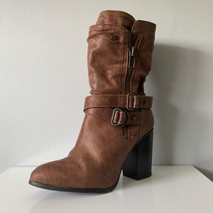 Carlos by Carlos Santana Belted Heeled Boots